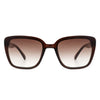 Illusion - Classic Square Flat Top Fashion Oversize Sunglasses