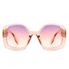 Kaleidos - Oversize Chunky Square Women Fashion Sunglasses