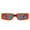 Radiator - Retro Rectangle Narrow Fashion Tinted Slim Sunglasses
