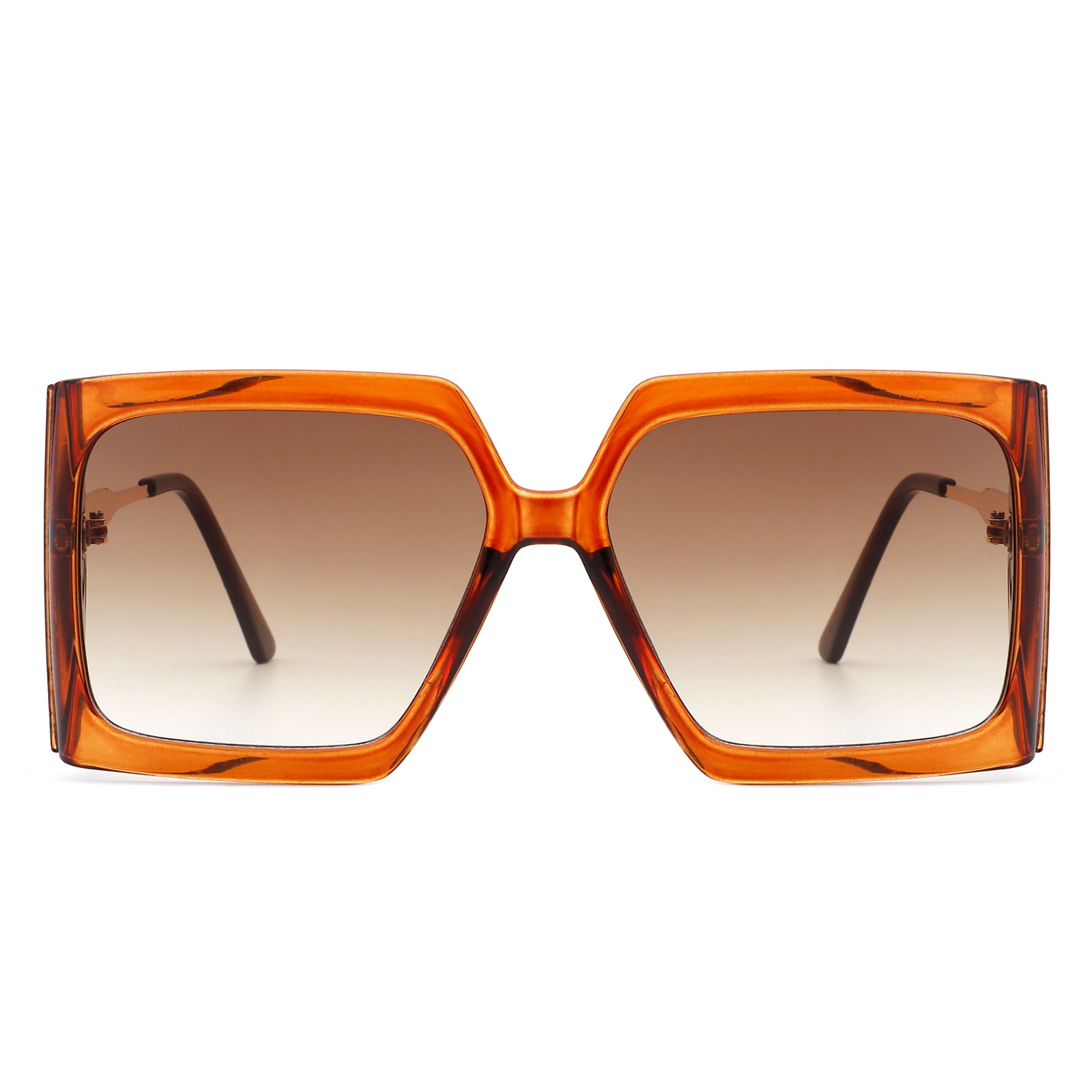 Yellowra - Women Oversize Retro Square Large Fashion Sunglasses