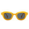 Kyvyn - Small Square Horn-Rimmed Fashion Color Pop Sunglasses