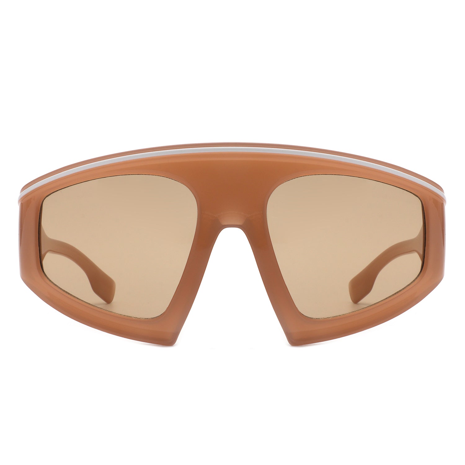 Bramble - Oversize Futuristic Square Women Fashion Sunglasses