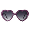 Zephyrly - Women Mod Colorful Dots Party Heart Shaped Sunglasses