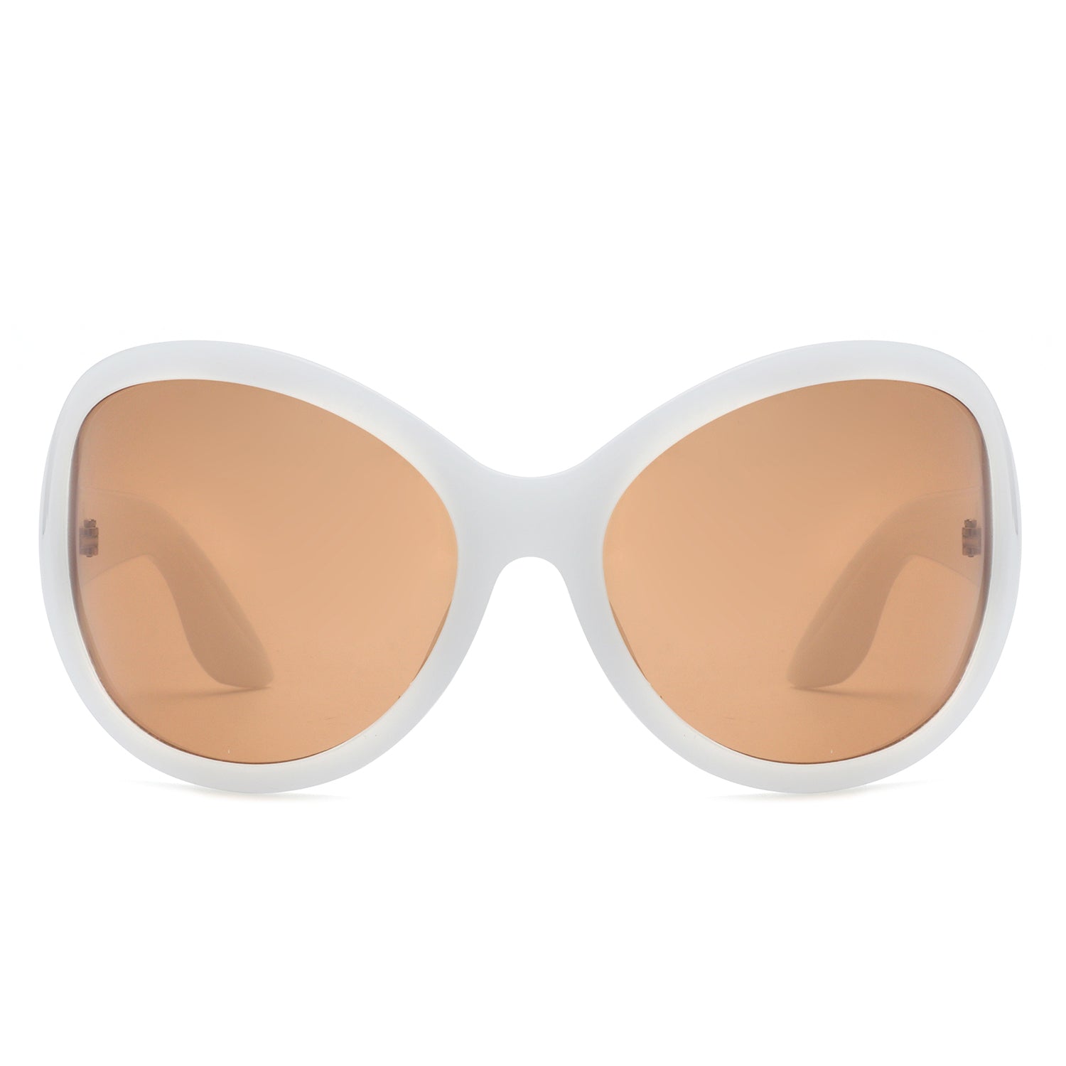 Quinlan - Oversized Round Wraparound Women's Sunglasses