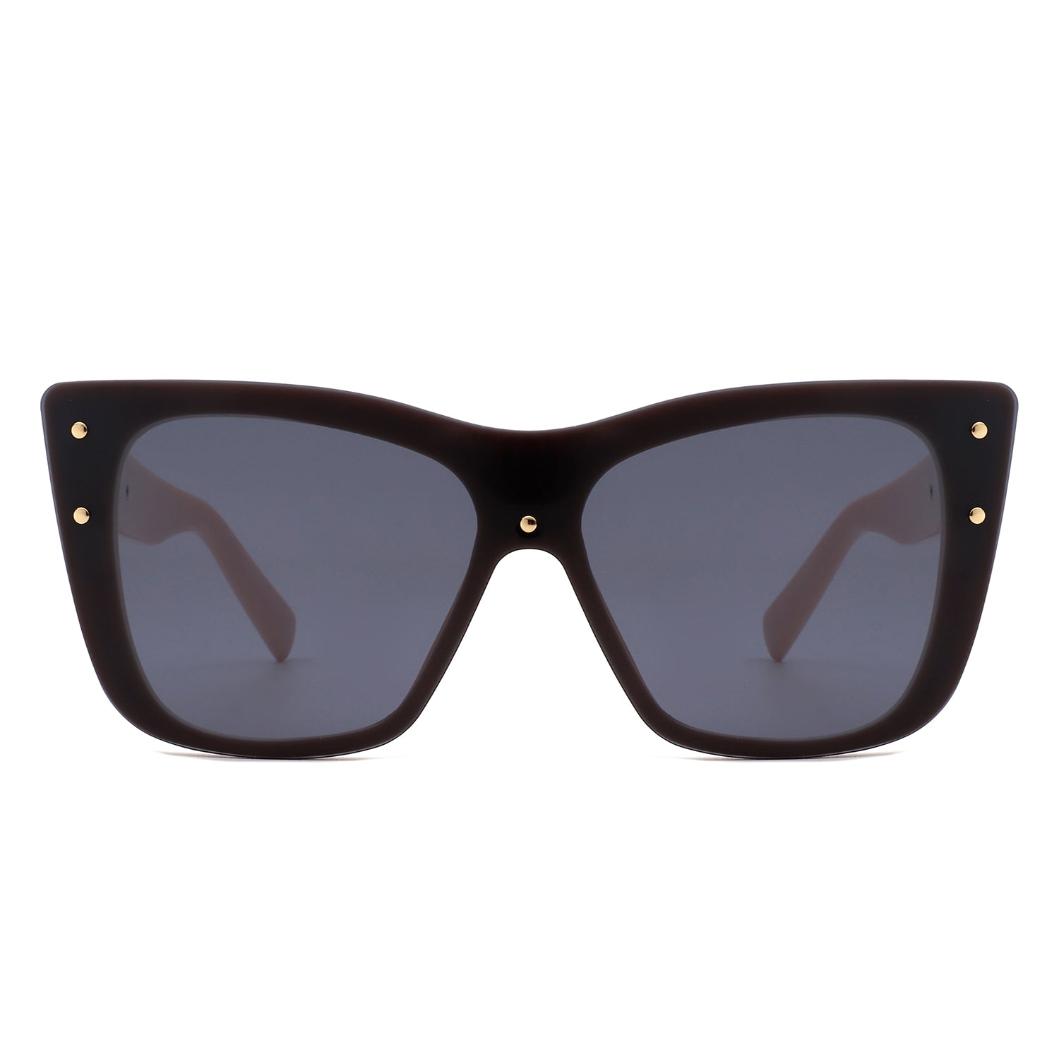 Windborn - Women Retro Square Tinted Cat Eye Fashion Sunglasses