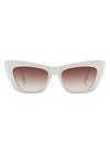 Hush - Chic Retro Tinted Cat Eye Women's Fashion Square Sunglasses