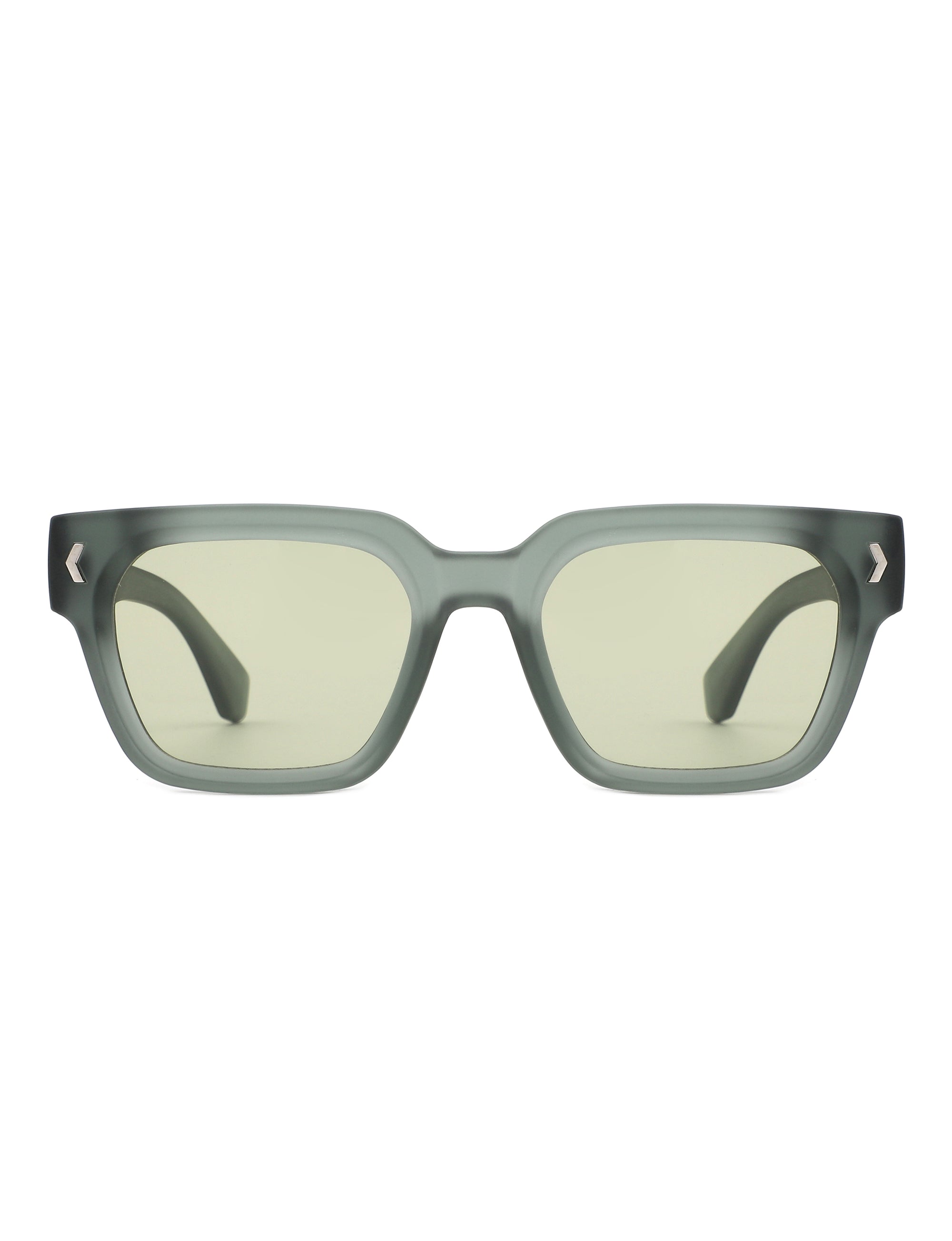 Rutrary - Retro Thick Frame Fashion Square Sunglasses