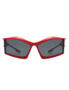 Halo - Futuristic Geometric Rectangle Fashion Sunglasses