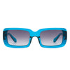 Unityton - Rectangle Retro Irregular Tinted Fashion Square Sunglasses