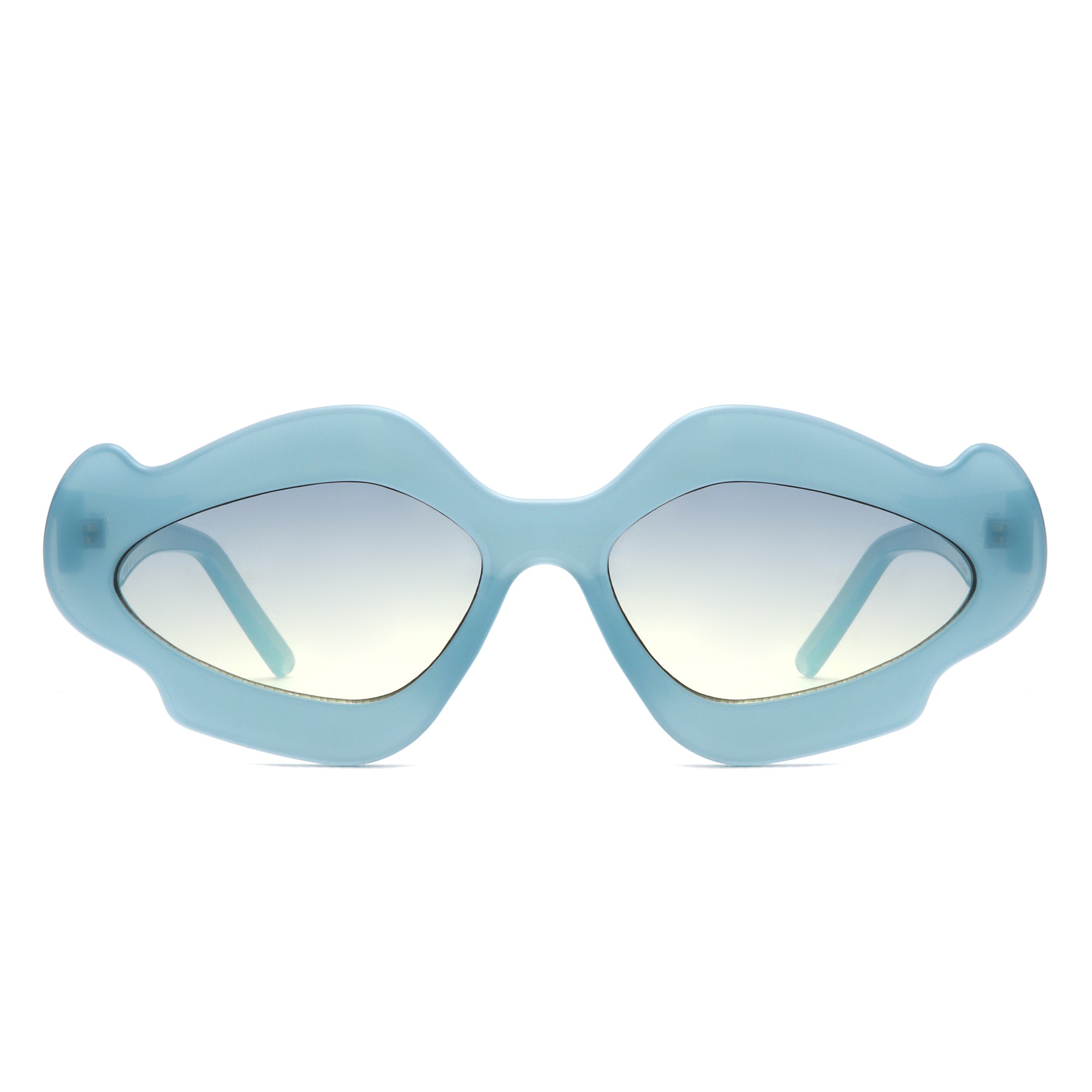 Zyrith - Geometric Wavy Designed Women's Sunglasses