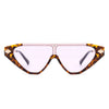 Zedillia - Triangle Mod Irregular Fashion Vintage Geometric Retro Sunglasses