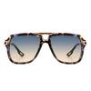 Faequeen - Retro Square Brow-Bar Vintage Aviator Fashion Sunglasses