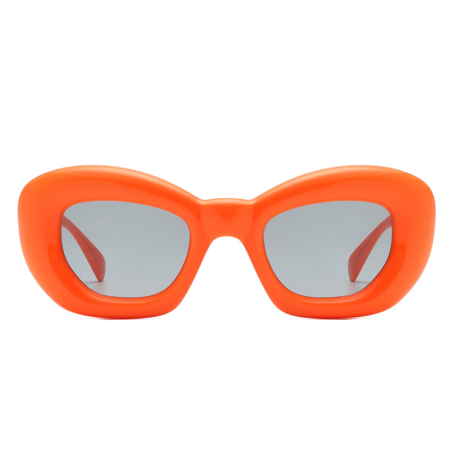 Uplos - Square Thick Frame Women Fashion Cat Eye Sunglasses