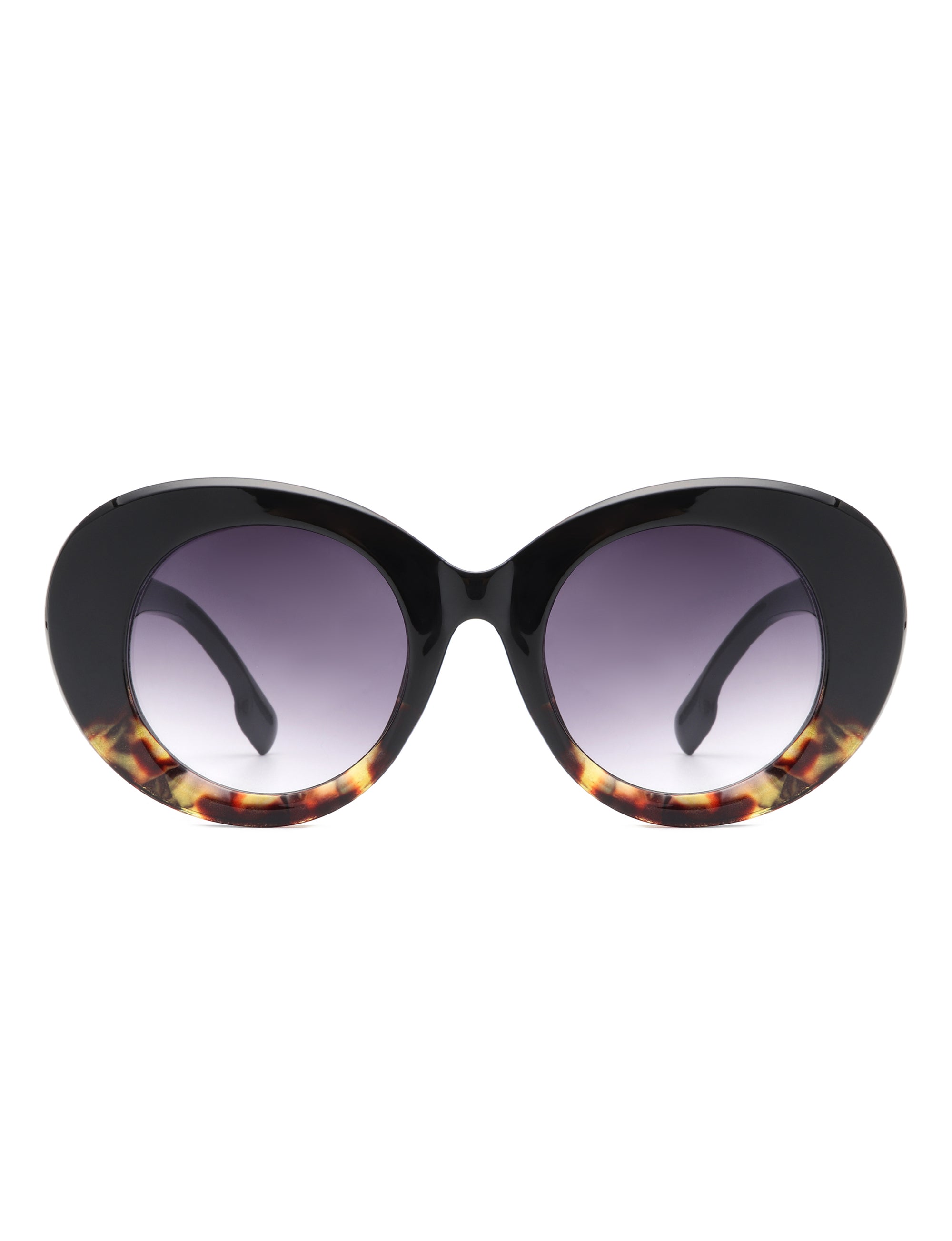 Optic - Round Oval Oversized Women's Fashion Sunglasses