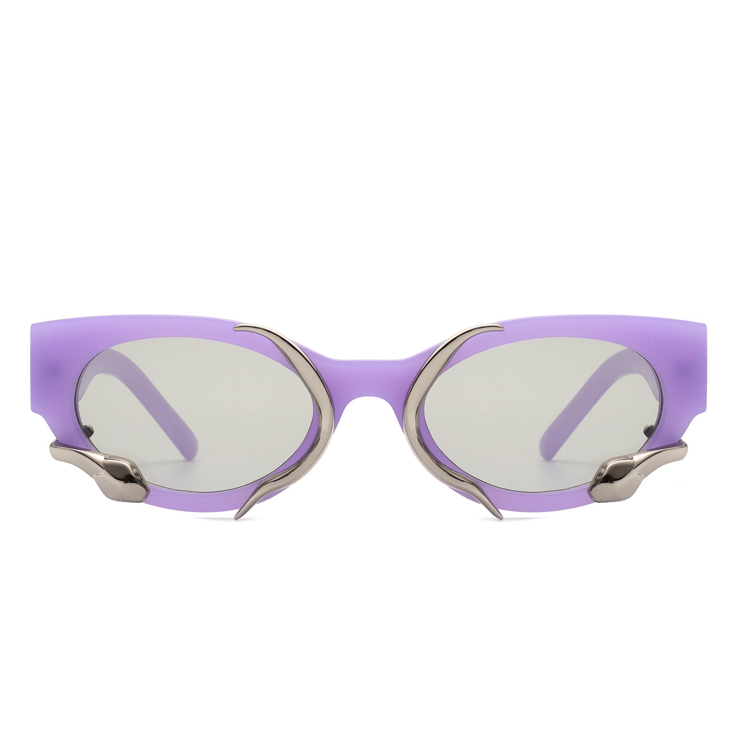 Oclary - Round Fashion Snake Design Cat Eye Women's Sunglasses