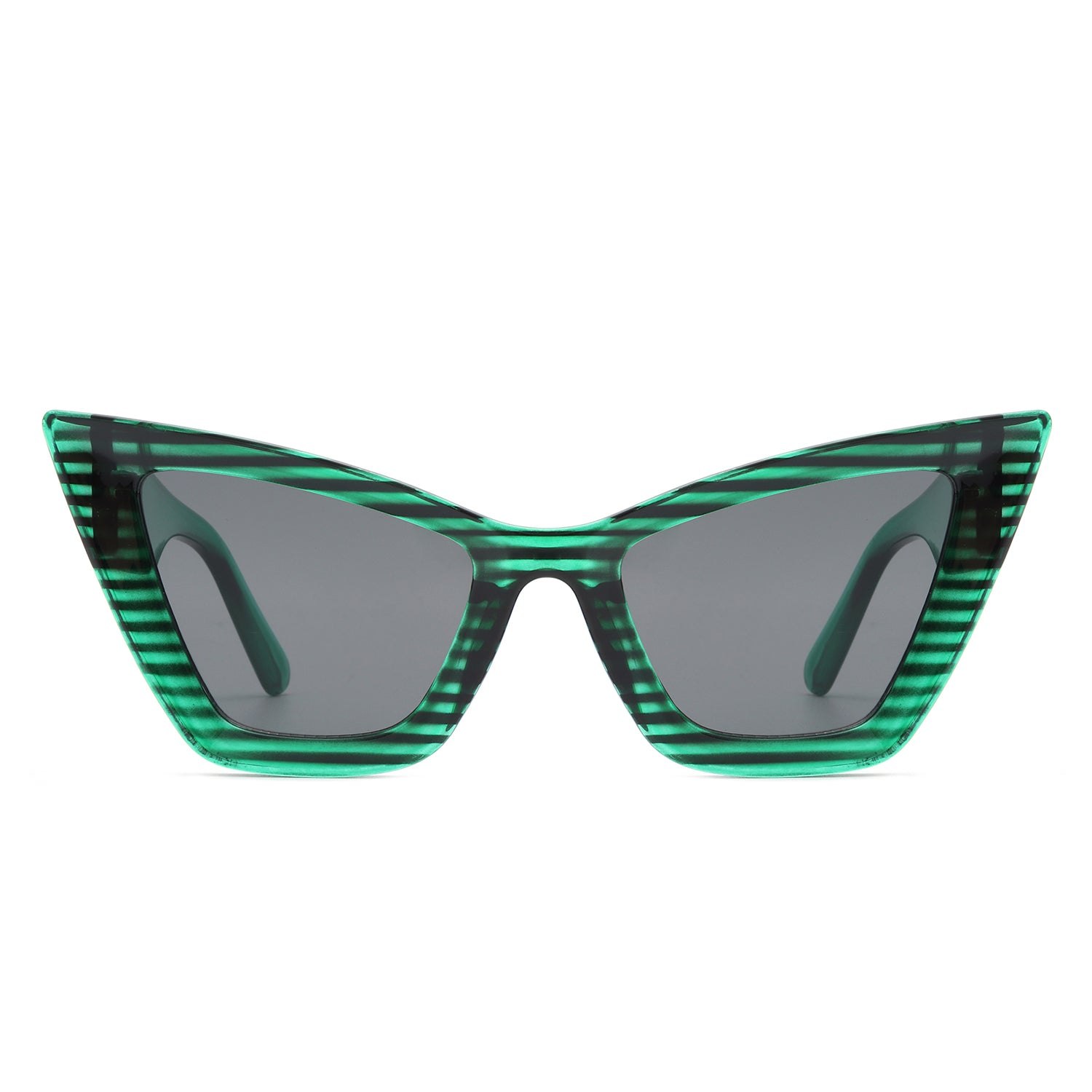 Stardaze - Retro Square High Pointed Cat Eye Sunglasses