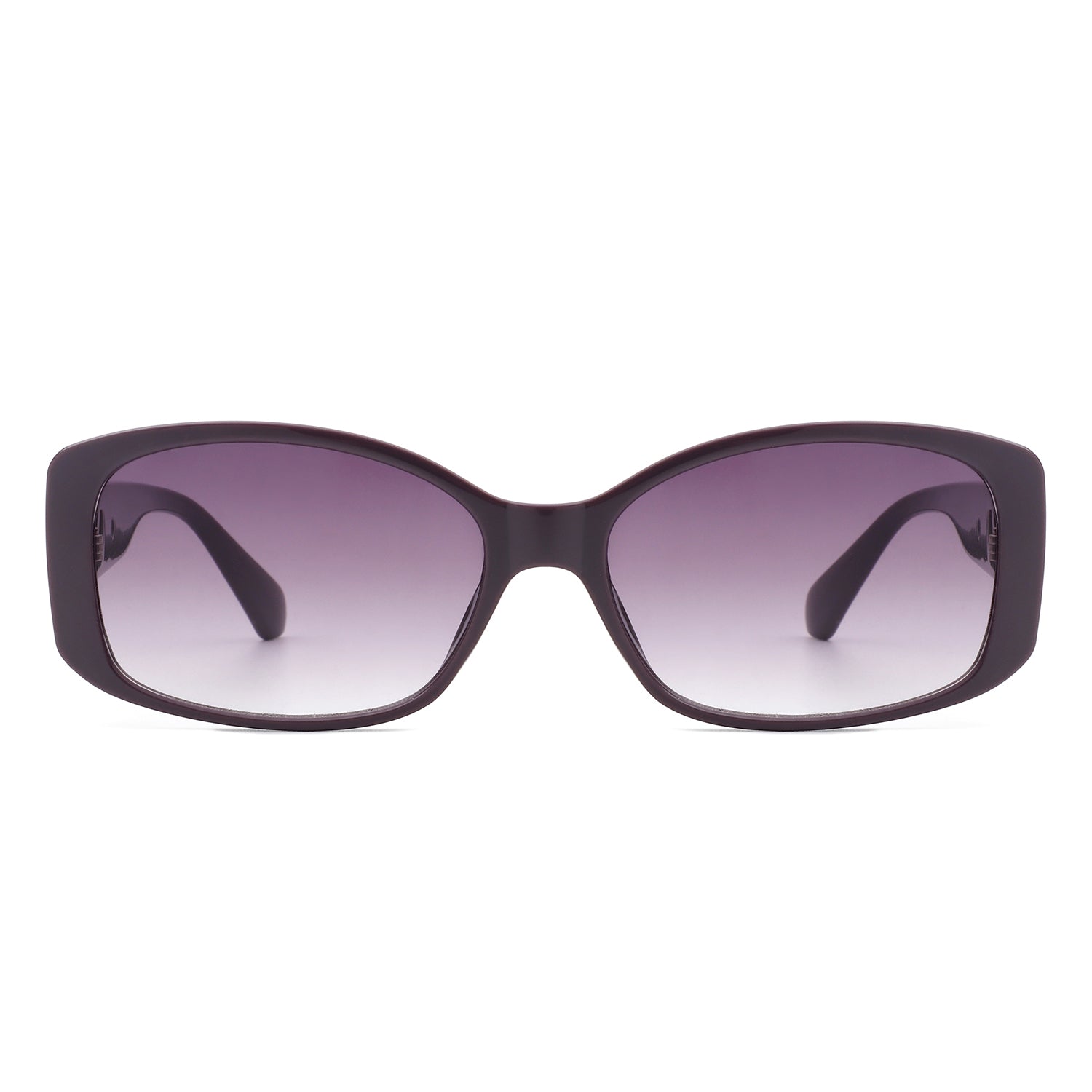 Fantasie - Rectangular Narrow Retro Tinted Fashion Square Sunglasses