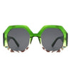 Diamorex - Retro Classic Polygon Round Fashion Women Sunglasses