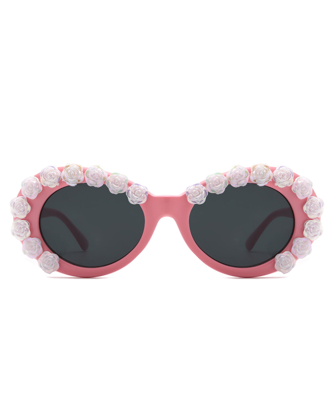 Vystra - Oval Flower Round Fashion Women's Sunglasses