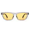 Althar - Chic Square Flat Lens Tinted Sunglasses for Women