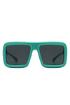 Hype - Oversized Square Flat-Top Women's Fashion Sunglasses