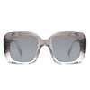 Vaelos - Chunky Flat Top Square  Thick Frame Sunglasses