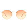 Thunderz - Classic Metal Circle Round Tinted Fashion Sunglasses