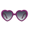 Glowlily - Playful Mod Clout Women Heart Shape Fashion Sunglasses