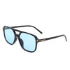 Skyhavoc - Retro Square Brow-Bar Fashion Aviator Sunglasses