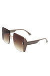 Lyris - Square Rimless Oversize Chic Women's Fashion Sunglasses