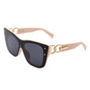 Windborn - Women Retro Square Tinted Cat Eye Fashion Sunglasses