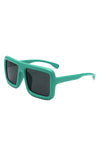 Hype - Oversized Square Flat-Top Women's Fashion Sunglasses