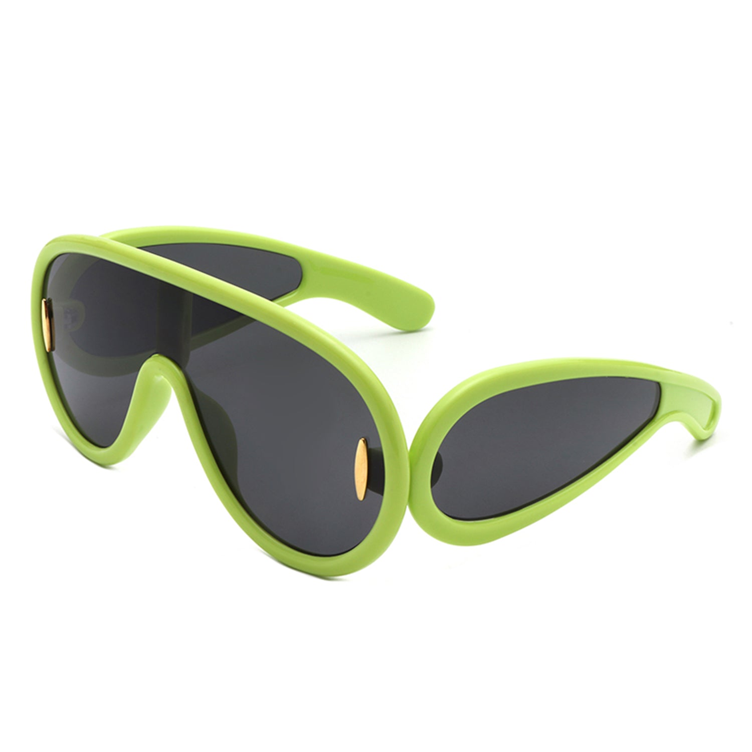 Green best sale fashion glasses