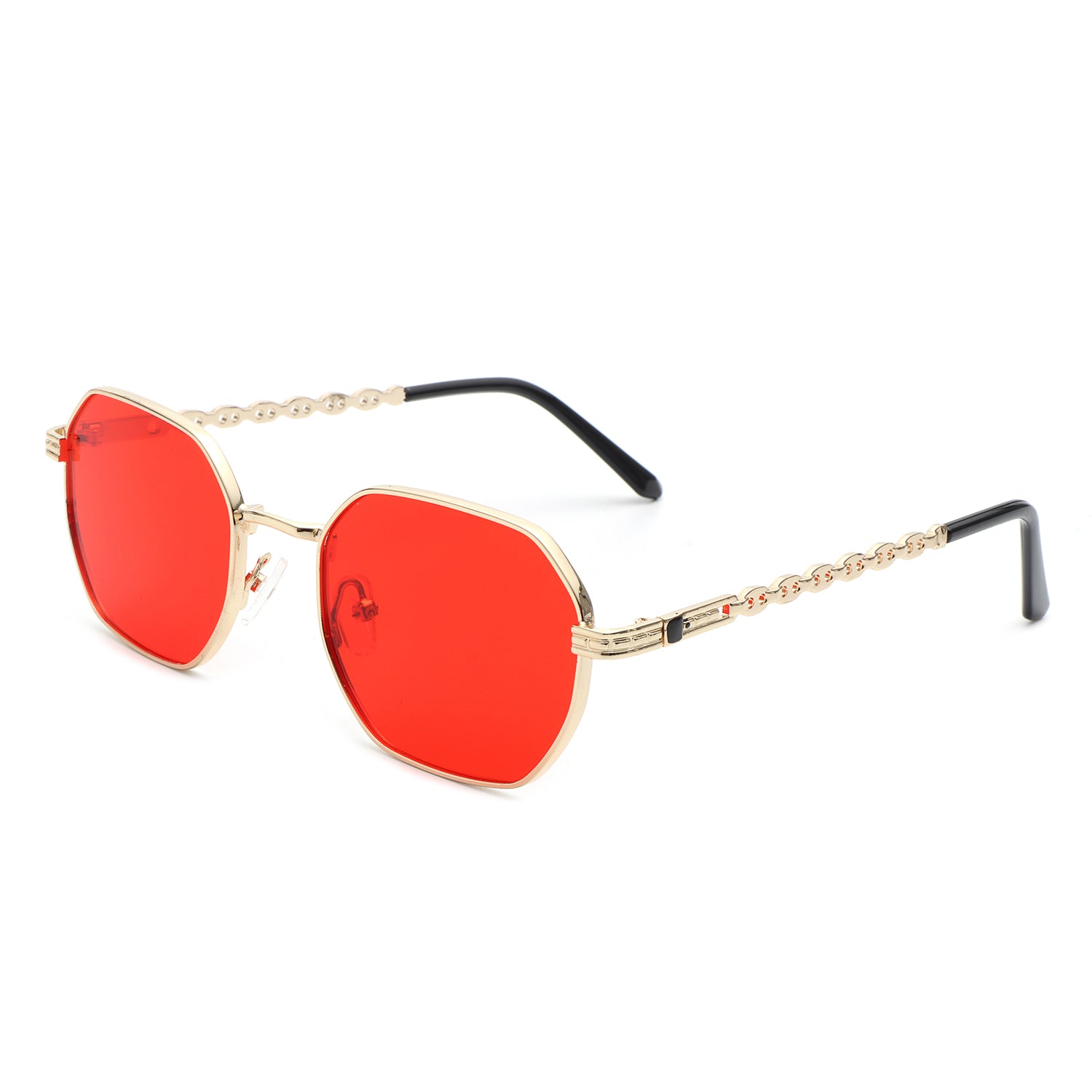 chain round sunglasses