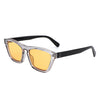 Glim - Square Chic Flat Lens Tinted Fashion Sunglasses
