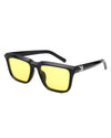 Ilyria - Retro Flat Top Square Fashion Sunglasses