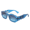Xanadusk- Geometric Retro Irregular Brow-Bar Square Fashion Sunglasses