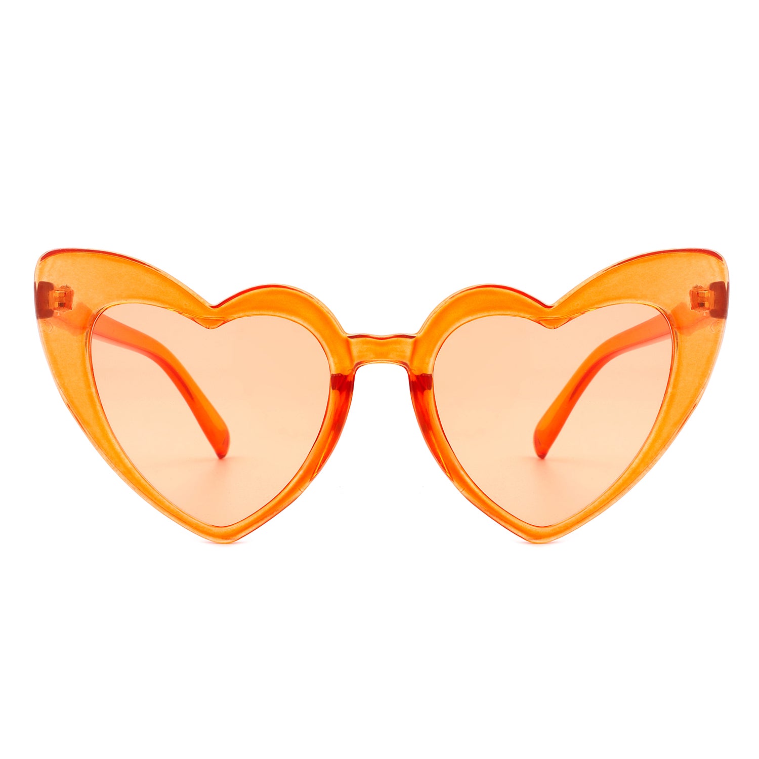 Raelin - Oversize Heart Shape High Pointed Fashion Sunglasses