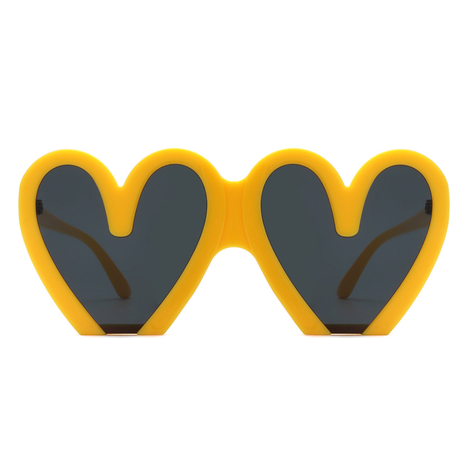 Skylette - Heart Shaped Oversized Party Fashion Sunglasses