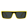 Tybalt - Retro Rectangle Square Flat Top Sunglasses