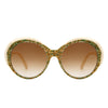 Cielarna Women Round Oversize Circle Chunky Fashion Sunglasses