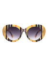 Optic - Round Oval Oversized Women's Fashion Sunglasses