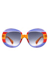 Maven - Oversized Geometric Oval Round Fashion Women's Sunglasses