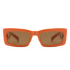 Horizonx - Retro Rectangle Narrow Fashion Slim Vintage Square Sunglasses
