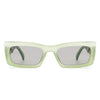 Illumyne - Retro Narrow Rectangle Flat Top Slim Fashion Sunglasses