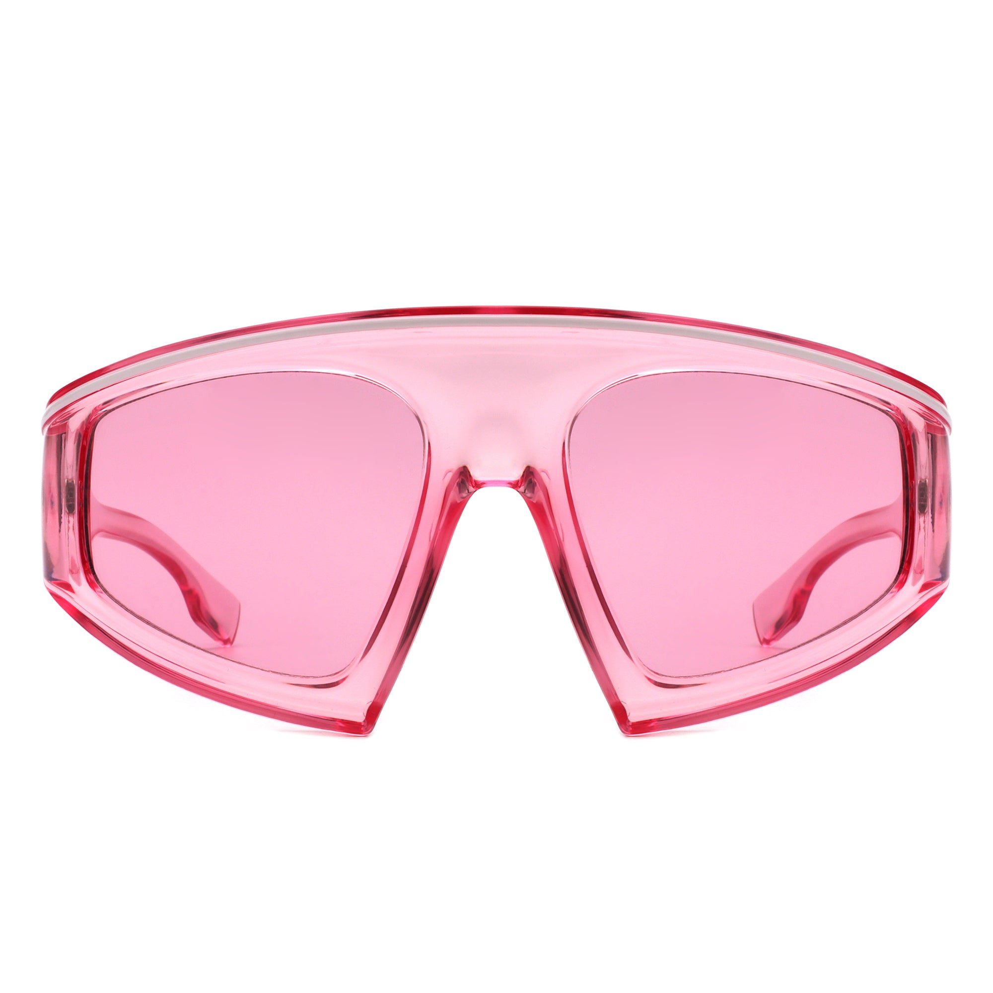 Bramble - Oversize Futuristic Square Women Fashion Sunglasses