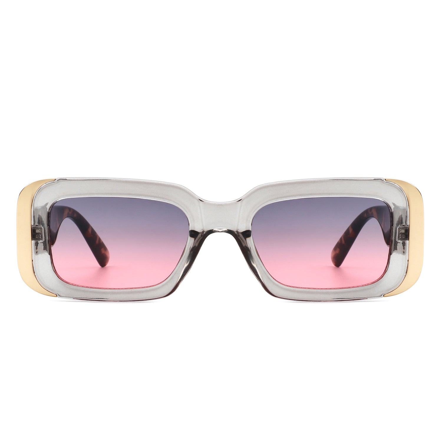 Quixotic - Rectangle Narrow Fashion Tinted Square Sunglasses