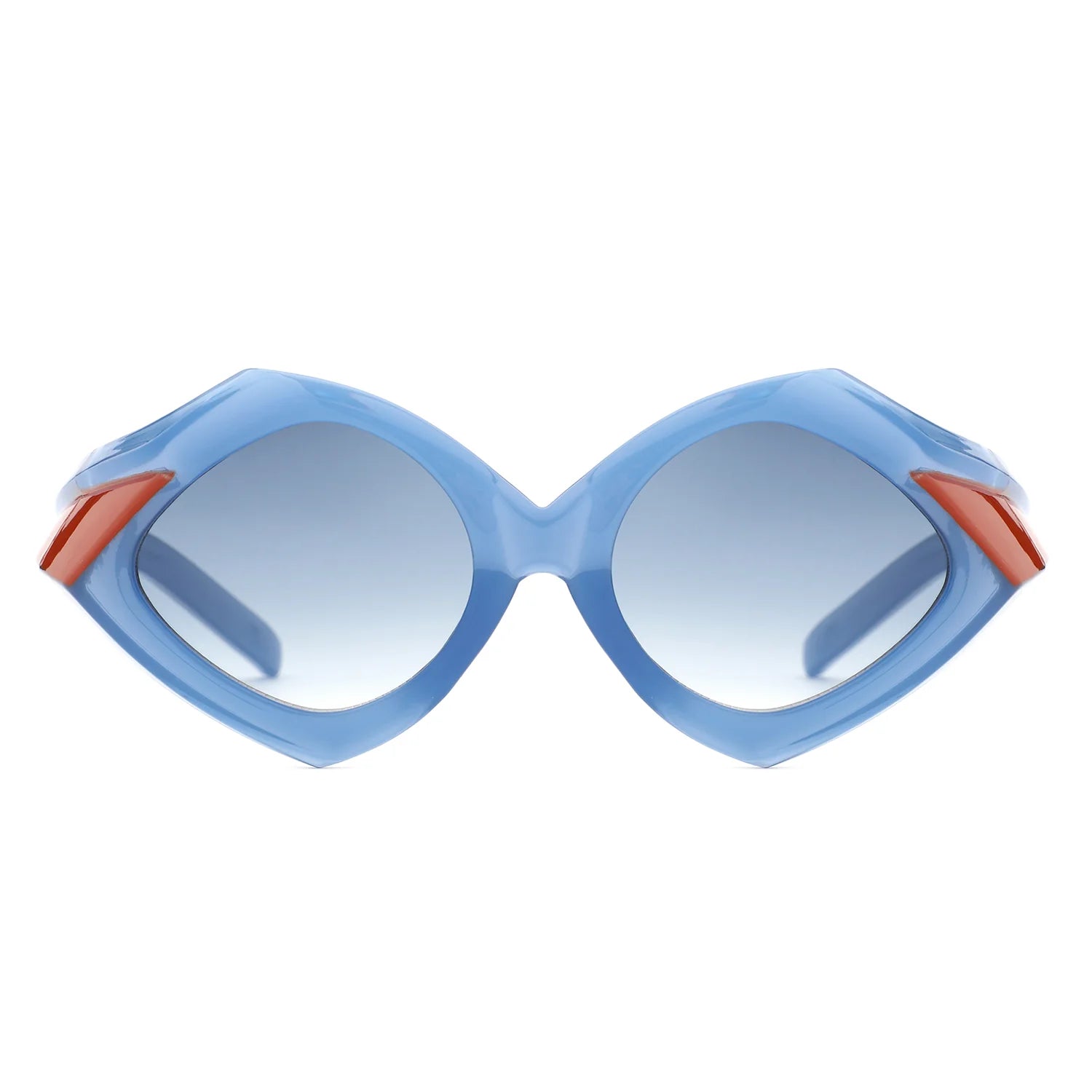 Talor - Geometric Fashion Polygon Triangle Sunglasses