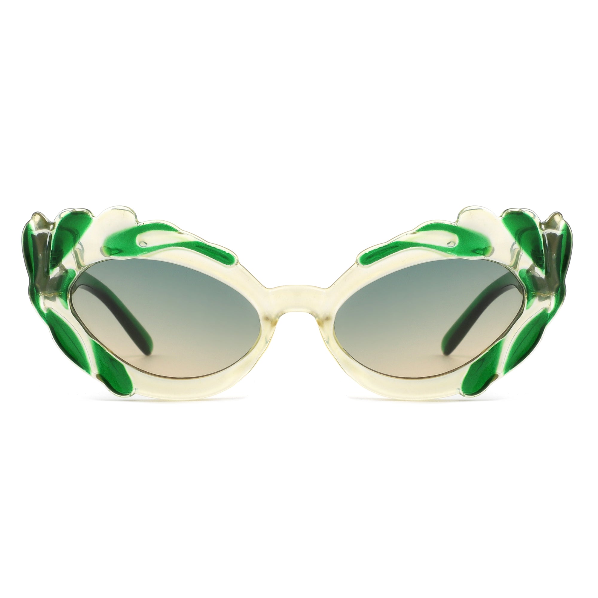 Snapp - Modern Sculpted Cat Eye Fashion Women's Sunglass