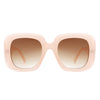 Yarrowia - Women Retro Square Oversized Chunky Fashion Sunglasses